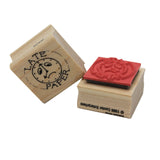 Late Paper Rubber Stamp