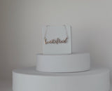 Be Not Afraid Necklace (Sterling Silver)