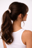 Soft Satin Ruffle Elastics - 4 Set Pack