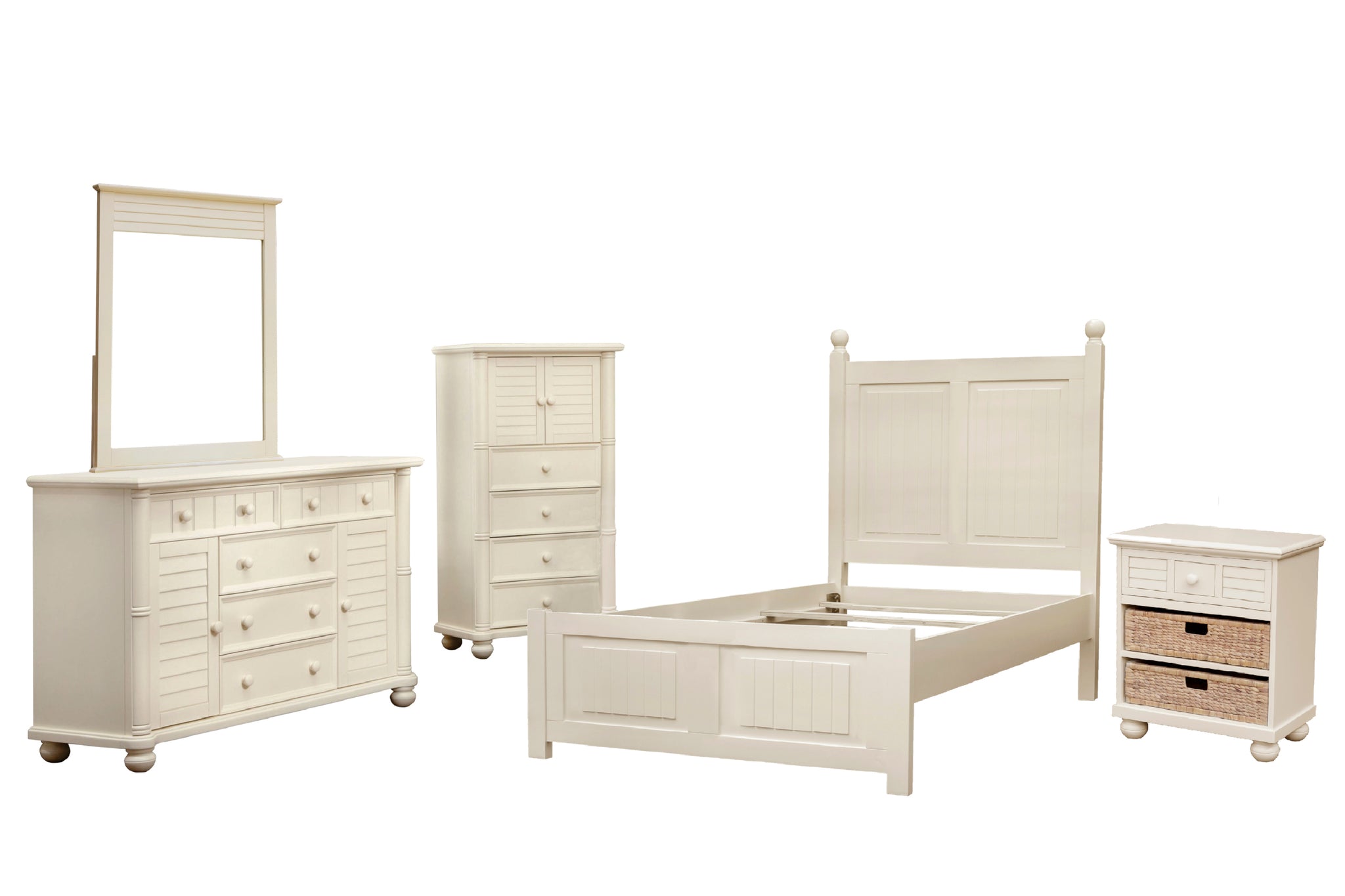 Sunset Trading Ice Cream At The Beach 5 Piece Twin Bedroom Set