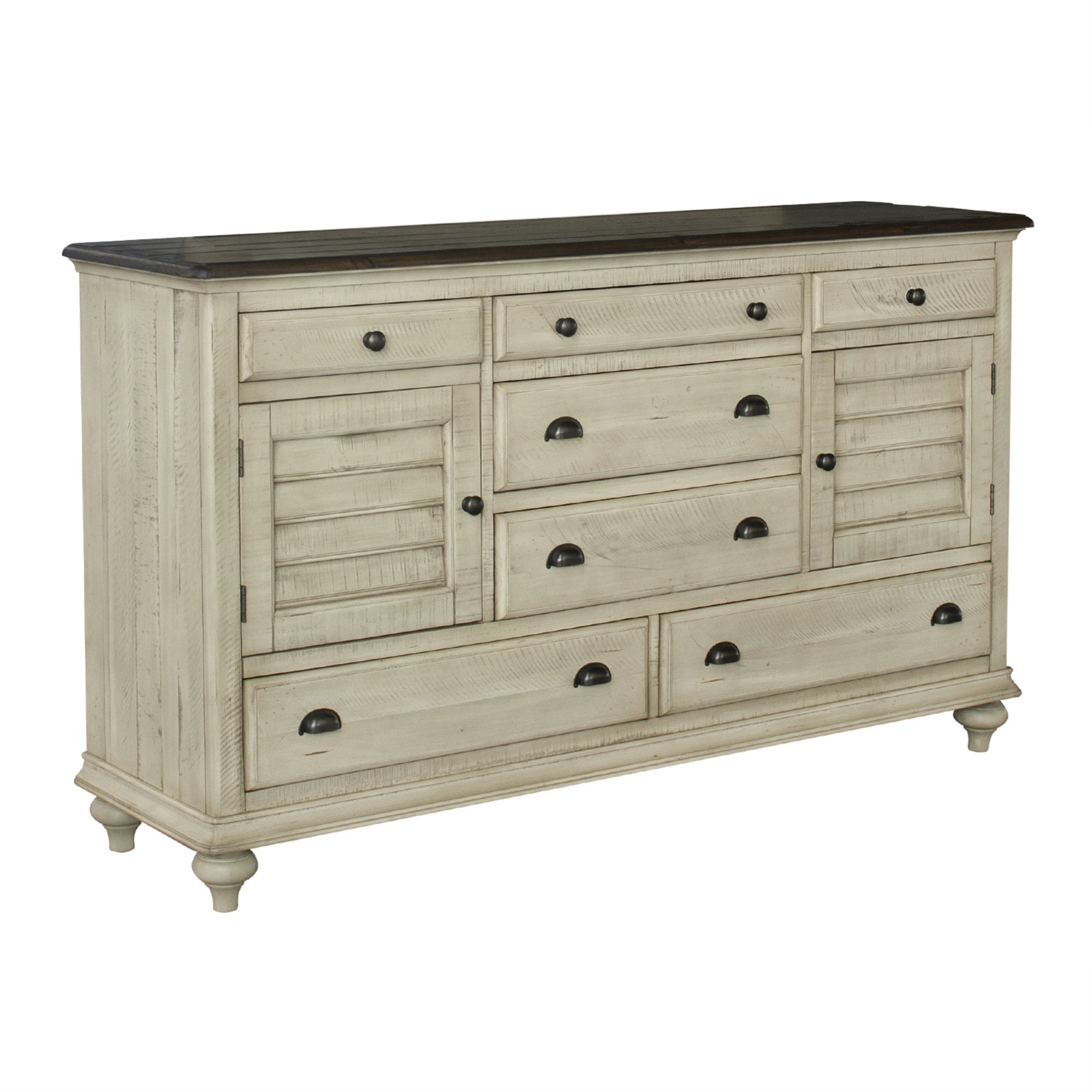 Sunset Trading Shades Of Sand 7 Drawer Dresser