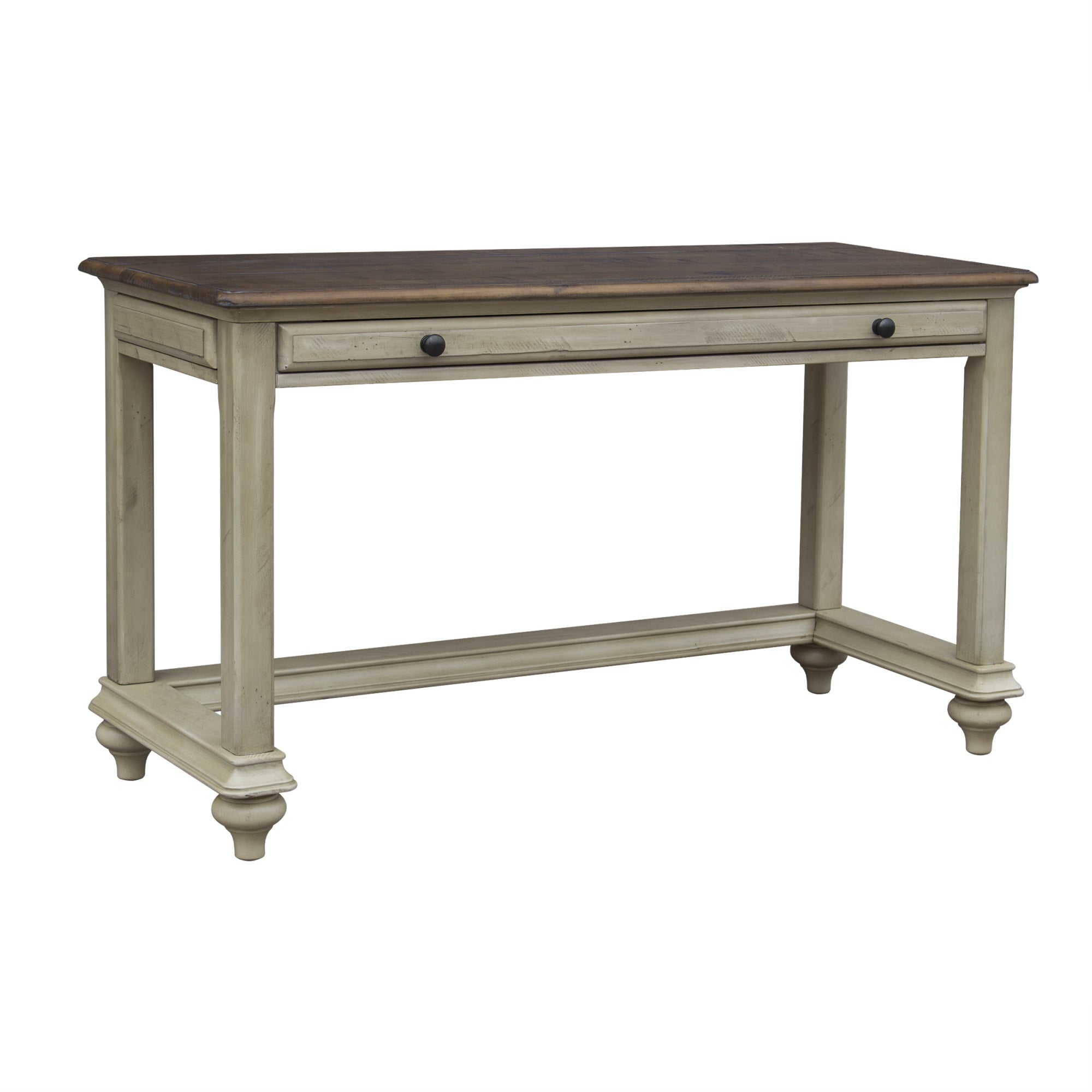 Sunset Trading Shades Of Sand Computer Desk | Vanity Table | Drawer