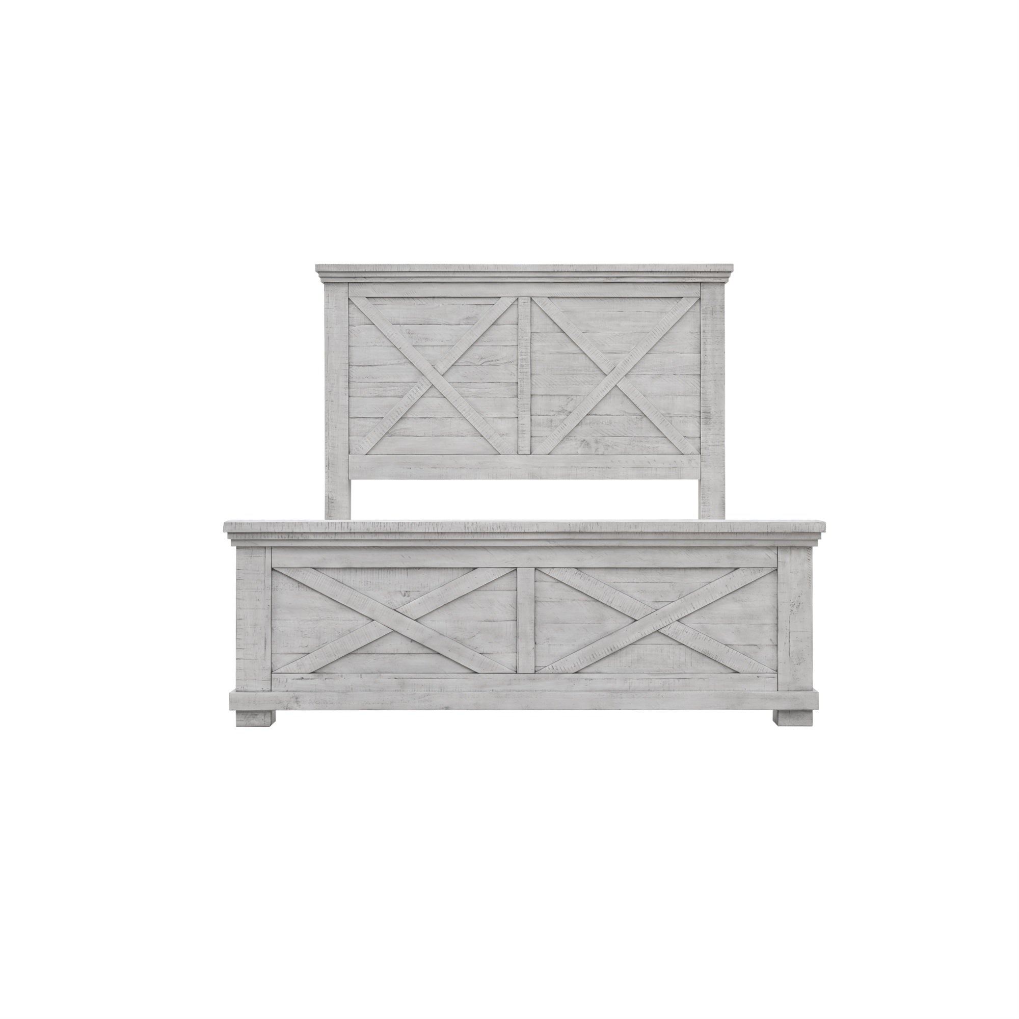 Sunset Trading Crossing Barn Queen 5 Piece Bedroom Set | Wood Panel Bed