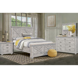 Sunset Trading Crossing Barn King 5 Piece Bedroom Set | Wood Panel Bed