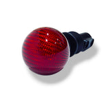 JSD Automatic Shifter Handle for 2015-2025 Mustang; Red Carbon Fiber （NOT COMPATIBLE FOR GT350 & GT500）