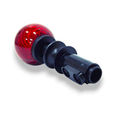 JSD Automatic Shifter Handle for 2015-2025 Mustang; Red Carbon Fiber （NOT COMPATIBLE FOR GT350 & GT500）