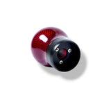 JSD 6-Speed Shift Knob; Real Red Carbon Fiber (Fits 15+ Mustang GT, Dark Horse)