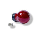 JSD 6-Speed Shift Knob; Real Red Carbon Fiber (Fits 15+ Mustang GT, Dark Horse)
