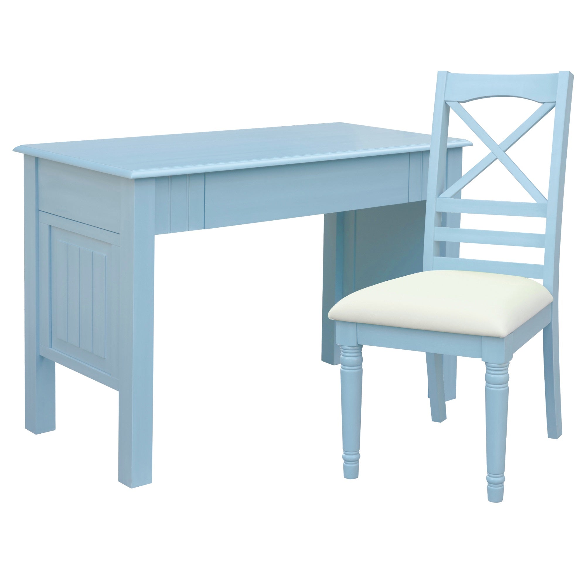 Sunset Trading Cool Breeze Computer Desk And Chair | Vanity