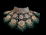 BR466 Subah high quality meena bridal set ( READY TO SHIP )