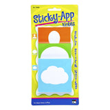 Sticky APP Notes - 3 Pads in Assorted Neon Colors