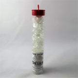 Chessex 01162 White Cats Eye Glass Stones Qty 40 Or More In 5 Inches Tube