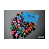Assorted Mini Dice No 3 With Numbers D20 10Mm (3/8In) Pack Of 50 Chessex