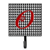 Caroline'S Treasures Cj1035-Osh4 Letter O Initial Monogram-Hounds Tooth Black Leash Holder Or Key Hook, Small, Multicolor