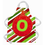 Caroline'S Treasures Cj1039-Oapron Christmas Ornament Holiday Initial Letter O Apron, Large, Multicolor