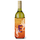 Halloween Ghosts Initial Letter E Wine Bottle Beverage Insulator Beverage Insulator Hugger