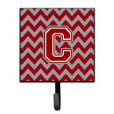Caroline'S Treasures Letter C Chevron Maroon And White Leash Or Key Holder Cj1049-Csh4, Small, Multicolor