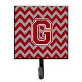 Caroline'S Treasures Letter G Chevron Maroon And White Leash Or Key Holder Cj1049-Gsh4, Small, Multicolor