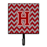 Caroline'S Treasures Letter H Chevron Maroon And White Leash Or Key Holder Cj1049-Hsh4, Small, Multicolor
