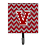 Caroline'S Treasures Letter V Chevron Maroon And White Leash Or Key Holder Cj1049-Vsh4, Small, Multicolor