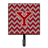 Caroline'S Treasures Letter Y Chevron Maroon And White Leash Or Key Holder Cj1049-Ysh4, Small, Multicolor