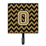 Caroline'S Treasures Letter O Chevron Black And Gold Leash Or Key Holder Cj1050-Osh4, Small, Multicolor