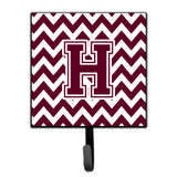 Caroline'S Treasures Letter H Chevron Maroon And White Leash Or Key Holder Cj1051-Hsh4, Small, Multicolor