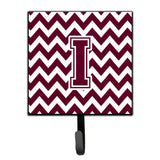 Caroline'S Treasures Letter I Chevron Maroon And White Leash Or Key Holder Cj1051-Ish4, Small, Multicolor