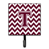 Caroline'S Treasures Letter T Chevron Maroon And White Leash Or Key Holder Cj1051-Tsh4, Small, Multicolor