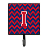 Caroline'S Treasures Letter I Chevron Yale Blue And Crimson Leash Or Key Holder Cj1054-Ish4, Small, Multicolor