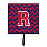 Caroline'S Treasures Letter R Chevron Yale Blue And Crimson Leash Or Key Holder Cj1054-Rsh4, Small, Multicolor