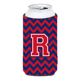 Letter R Chevron Yale Blue And Crimson Tall Boy Beverage Insulator Hugger Cj1054-Rtbc