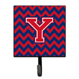 Caroline'S Treasures Letter Y Chevron Yale Blue And Crimson Leash Or Key Holder Cj1054-Ysh4, Small, Multicolor