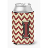 Caroline'S Treasures Cj1061-Icc Letter I Chevron Maroon And Gold Can Or Bottle Hugger, Multicolor