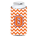 Letter O Chevron Orange And Regalia Tall Boy Beverage Insulator Hugger Cj1062-Otbc