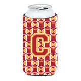 Letter C Football Cardinal And Gold Tall Boy Beverage Insulator Hugger Cj1070-Ctbc