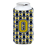 Letter O Football Blue And Gold Tall Boy Beverage Insulator Hugger Cj1074-Otbc