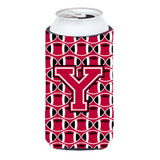 Letter Y Football Crimson And White Tall Boy Beverage Insulator Hugger Cj1079-Ytbc