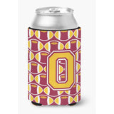 Caroline'S Treasures Cj1081-Occ Letter O Football Maroon And Gold Can Or Bottle Hugger, Multicolor