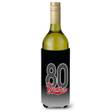 80 Years Wine Bottle Beverage Insulator Hugger Cj1090Literk