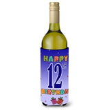 Happy 12Th Birthday Wine Bottle Beverage Insulator Hugger Cj1103Literk
