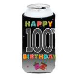 Happy 100Th Birthday Tall Boy Beverage Insulator Hugger Cj1129Tbc