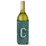 Letter C Back To School Initial Wine Bottle Beverage Insulator Hugger Cj2010-Cliterk
