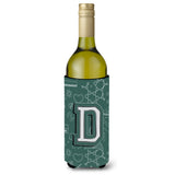 Letter D Back To School Initial Wine Bottle Beverage Insulator Hugger Cj2010-Dliterk