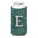 Letter E Back To School Initial Tall Boy Beverage Insulator Hugger Cj2010-Etbc