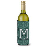 Letter M Back To School Initial Wine Bottle Beverage Insulator Hugger Cj2010-Mliterk