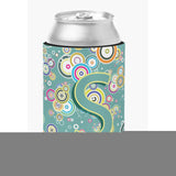 Letter S Circle Circle Teal Initial Alphabet Can Or Bottle Hugger Cj2015-Scc