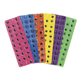 Peel & Stick Wiggle Eyes on Sheets, Bright Colors, 10 mm, 168 Pieces