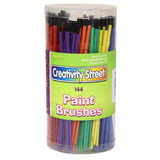 Plastic Handle Brush Classroom Pack, Sizes #1 - #6, 6 Long, 144 Brushes
