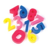 Paint Sponges, Numbers Set, 3, 10 Pieces